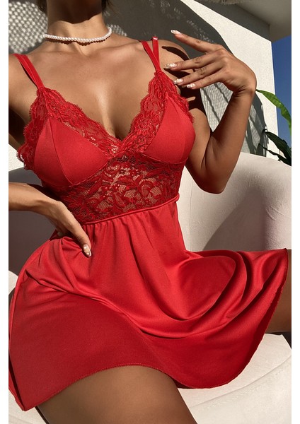 Kurdeleli Fantezi Gecelik