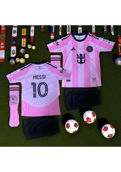 Inter Miami Çoraplı Lionel Messi Yeni Sezon Forması Şortlu Çocuk indirimleri