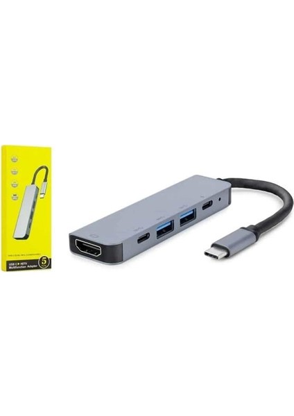 Macbook Pro/air Uyumlu USB Type-C 8 In 1 Hub Dönüştürücü Çevirici Çoklayıcı USB Hdmı Micro Sd 8 Girişli indirimleri