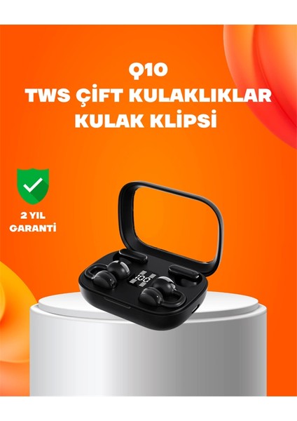 Q10 Bluetooth 5.4 Kablosuz Kulaklık – Dokunmatik, Uzun Pil Ömrü, Type-C Şarj