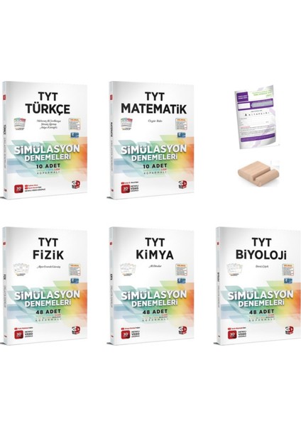 3D Tyt Türkçe Matematik Fizik Kimya Biyoloji Sayısal Simülasyon Deneme Yks 2026 + Tutucu+ Deneme