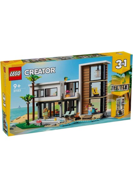 31153 LEGO Creator 3ü1 Arada Modern Ev 939 Parça +9 Yaş