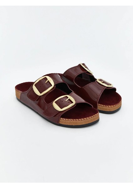 Lcw Steps Deri Görünümlü Kadın Terlik (S5)