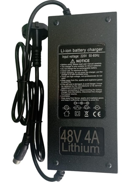 48V 4A Lithium Şarj Cihazı