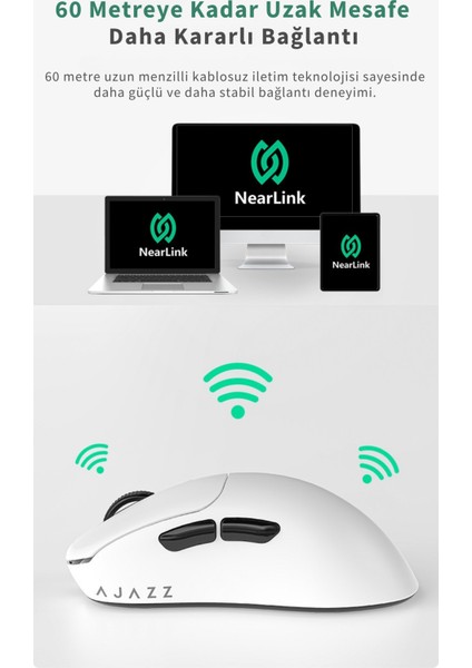 AJ179 Nl Near-Link 3 Modlu 1000hz 26.000 Dpı 800 Mah Batarya Paw 3311 - Yeni Nesil Bağlantı Modu fiyatları