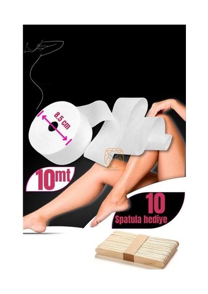 Bx Rulo Ağda Bezi 10 Metre 10 Ağda Spatulalı
