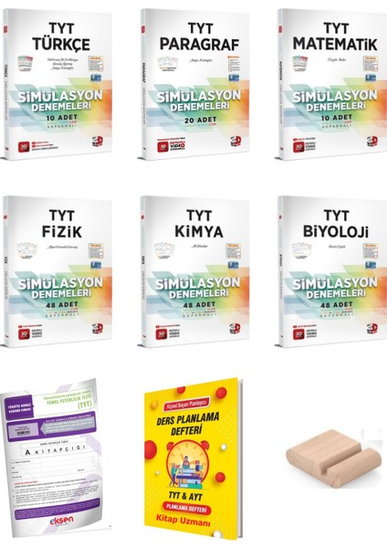 3D Tyt Türkçe Paragraf Matematik Fizik Kimya Biyoloji Sayısal Simülasyon Deneme Yks 2026 +Plan Deft.