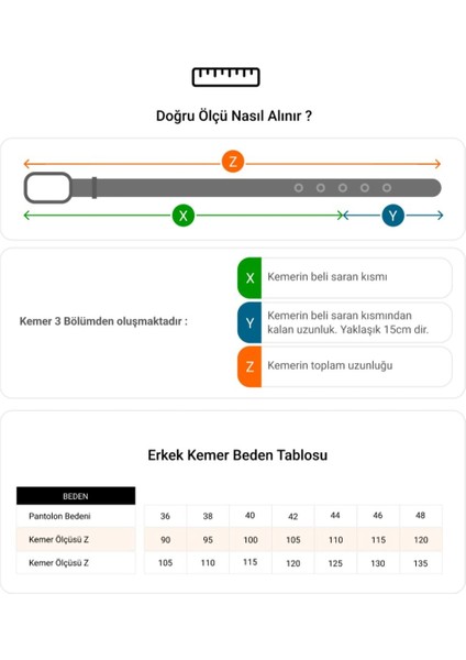 Gm Alex Hakiki Deri 5pr Erkek Kemer Siyah fiyatları