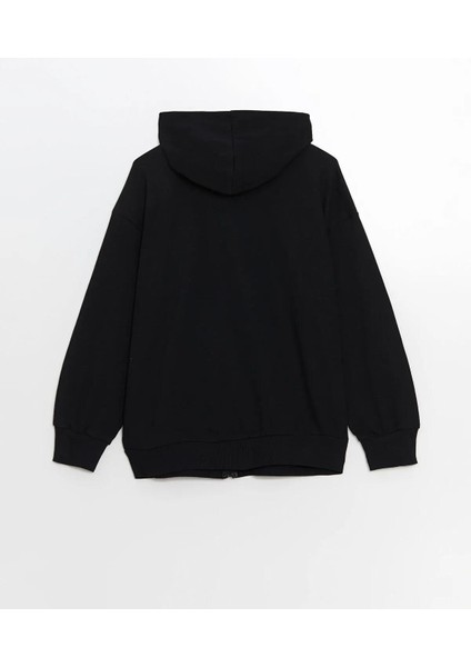 Lcw Kids Kapüşonlu Kız Çocuk Fermuarlı Sweatshirt (W5) modelleri