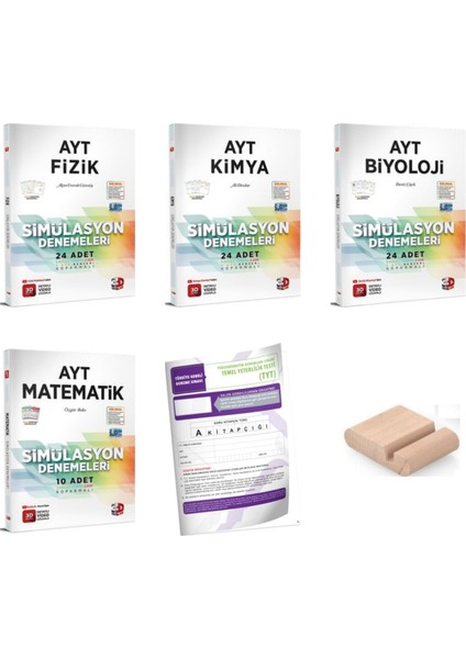3D Ayt Matematik Fizik Kimya Biyoloji Sayısal Simülasyon Deneme Yks 2026 +Telefon Tutucu+ Tyt Deneme