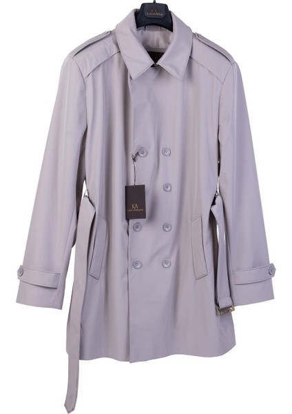 Modern Fonksiyonel Erkek Trençkot - Dayanıklı Polyester KUMAŞ-KAW9201W