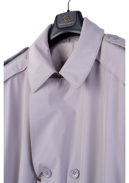 Modern Fonksiyonel Erkek Trençkot - Dayanıklı Polyester KUMAŞ-KAW9201W modelleri