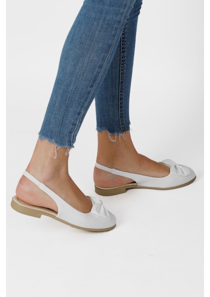 Arkası Açık Lastikli Kurdeleli Babet modelleri