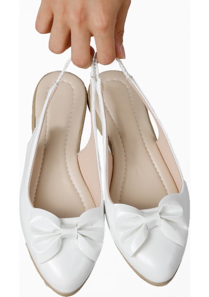 Arkası Açık Lastikli Kurdeleli Babet fırsatları