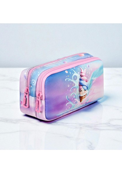 Lisanslı Dondurma Desenli Ilkokul Sırt Çantası, Beslenme Çantası ve Kalemlik Seti