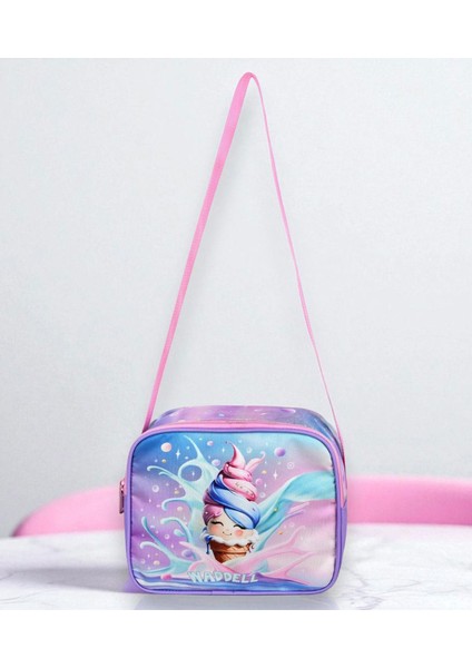 Lisanslı Dondurma Desenli Ilkokul Sırt Çantası, Beslenme Çantası ve Kalemlik Seti