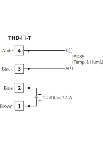 Thd-Dd2-T ,24VDC RS485 Ekranlı Isı-Nem Sensör fiyatları