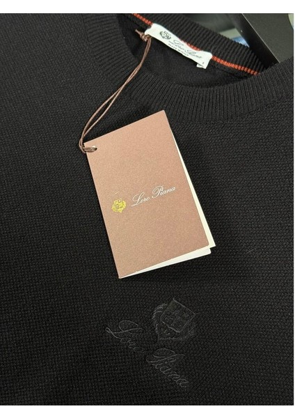 Nakış Logo Işlemeli Erkek Triko Kazak indirimleri