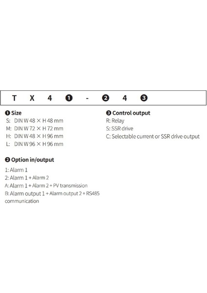TX4S-24C ,48X48MM 110V..220VAC PT100/TC 4..20MA/SSR Isı Kontrol fiyatları