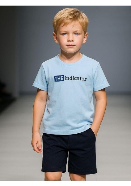 Erkek Çocuk Pamuklu Indicate Yazılı Şortlu Takım modelleri