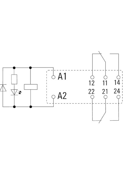 Weidmüller RCI424AC4 ,24VDC 2A2K/8A Ince-8-Pin Röle fiyatları
