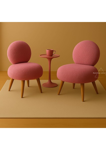 Berjer , Çay Seti,peluş Kumaş,yuvarlak Gürgen Sırtlı,koltuk Takımı, Ikili Koltuk,dekoratif Berje