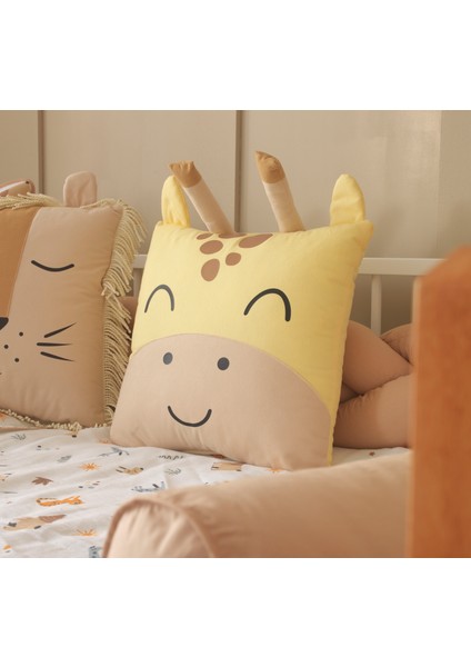 Zürafa Dekoratif Uyku Arkadaşı Yastık – Bebek ve Çocuk Odası Jungle Temalı Yastık modelleri