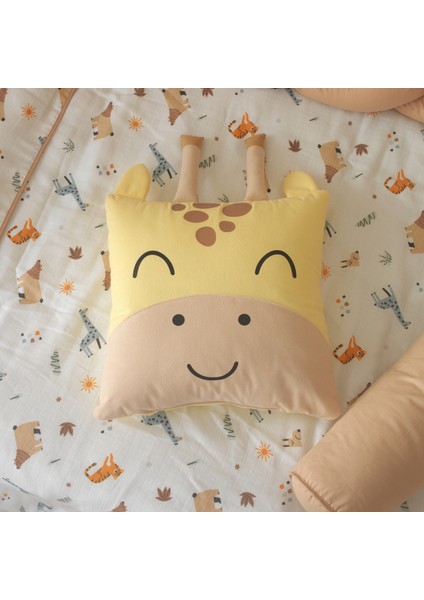 Zürafa Dekoratif Uyku Arkadaşı Yastık – Bebek ve Çocuk Odası Jungle Temalı Yastık fırsatları