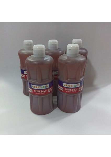 Kahverengi Akrilik 5 Li Set