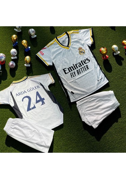 Arda Güler Real Madrid Yeni Sezonu Beyaz Şortlu Tişört Forma modelleri