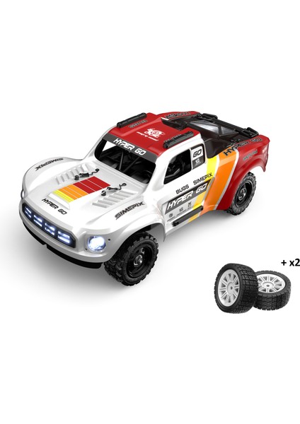 1/14 Hyper Go 14211 75KM/H 4x4 Fırçasız Motor ve Escli, 2.4 Ghz. Rc Arazi Aracı