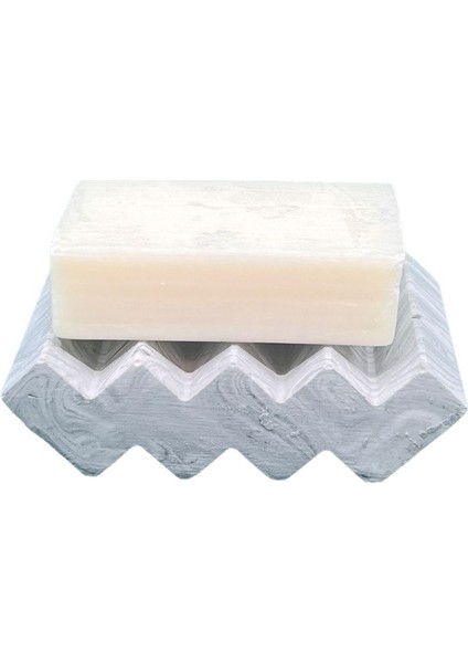 Banyo Mutfak Tuvalet Beton Katı Sabunluk Zikzak Model