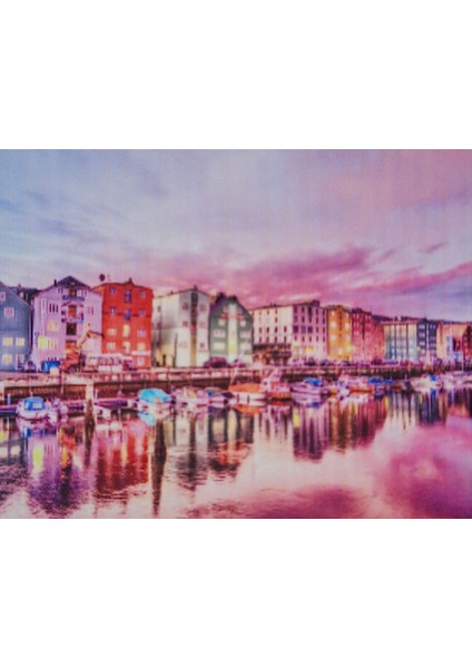 5d Elmas Taş Işleme Kiti 30X40 cm Pembe Norveç Desen fiyatları