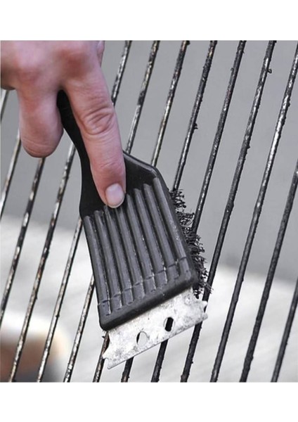 Mangal Bbq Temizlik Fırçası - Çelik Uçlu Sert Saplı Kazıma,mangal Fırçası – Pratik El Aleti (21 Cm) fırsatları