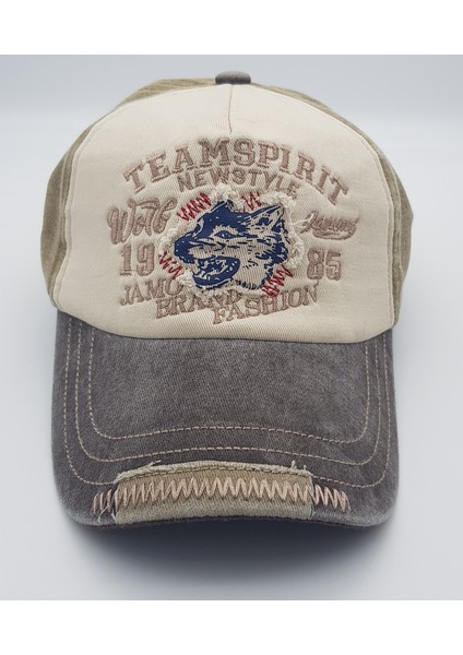 Kurt Nakışlı Vintage Eskitme Pamuklu Şapka fiyatları