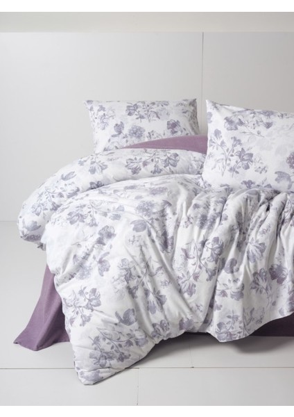 Flanel Nev Takımı Çift Kişilik Sadie Mor