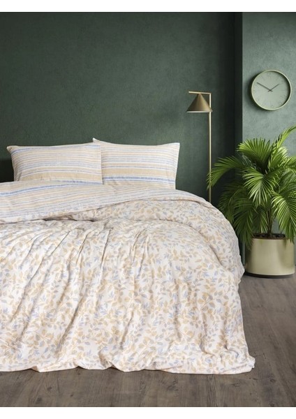 Flanel Nev Takımı Tek Kişilik Roof Mavi