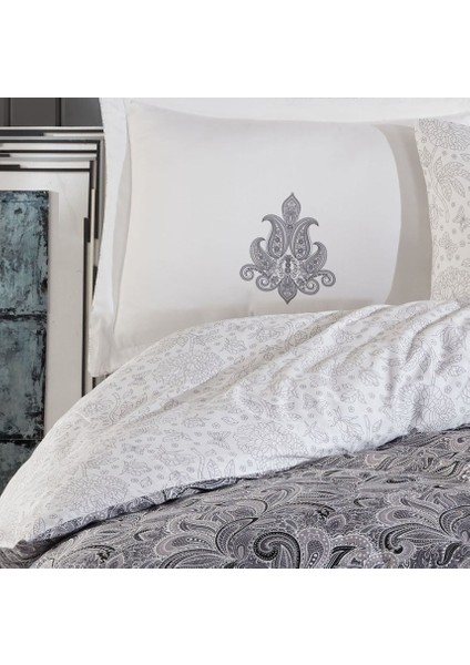 Çift Kişilik Saten Nev Mirabel Gri fiyatları