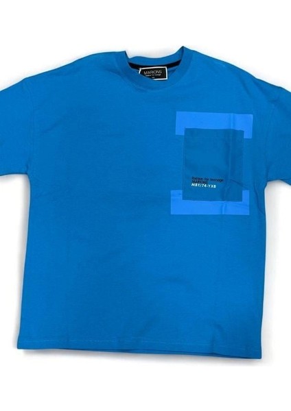 Erkek Çocuk Cep Detaylı Oversize Kalıp T-Shirt fırsatları