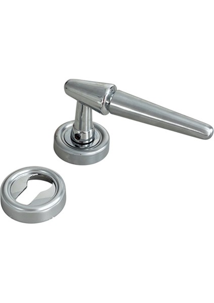 Onur Saten Gümüş Krom Rozetli Pirinç Yale Çelik Kapı Kolu, Lüks, Paslanmaz, Uzun Ömürlü, 1 Takım fırsatları