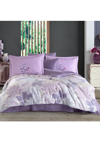 Çift Kişilik Saten Nev Juilet Lila