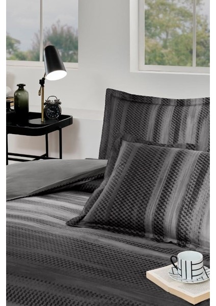 Özdilek Maskülen Çift Kişilik Nev Takımı Notte Antrasit fiyatları