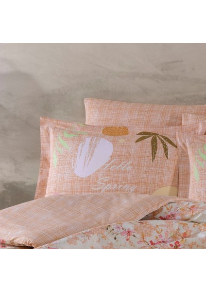 Çift Kişilik Poplin Nev Lily Somon fiyatları