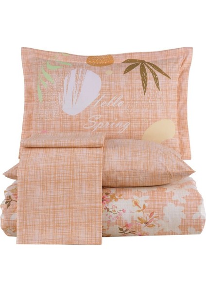 Çift Kişilik Poplin Nev Lily Somon fırsatları