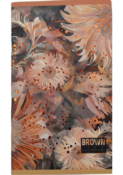 Brown Book 13X21 60 Yaprak Karton Kapak Tel Dikişli Not Defteri Çizgili (7594) modelleri