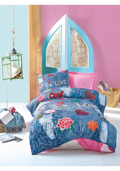 Kelly Pembe Ranforce Nev Takımı Tek Kişilik