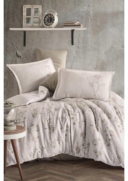 Saten Çift Kişilik Nev Takımı Terra V1 Kahve