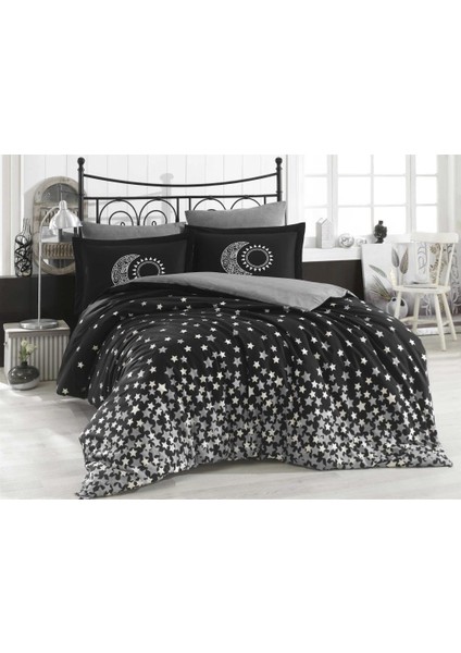 Çift Kişilik Poplin Nev Stars Siyah