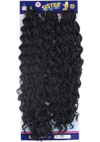 Afro Dalgası Saç/koyu Kestane 2