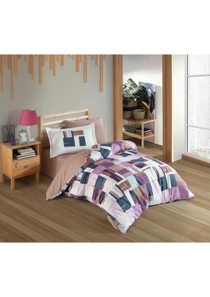 Tek Kişilik Poplin Nev Takımı Dream Bordo